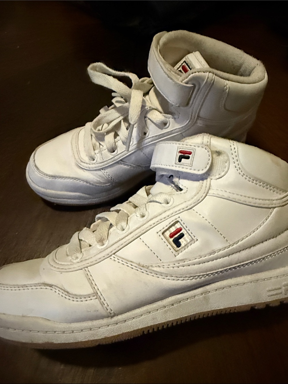 Fila Classic White High-Top Sneakers